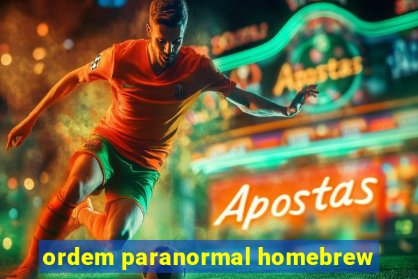 ordem paranormal homebrew